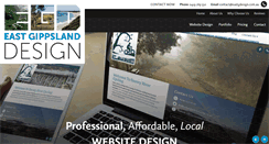 Desktop Screenshot of eastgippslanddesign.com.au